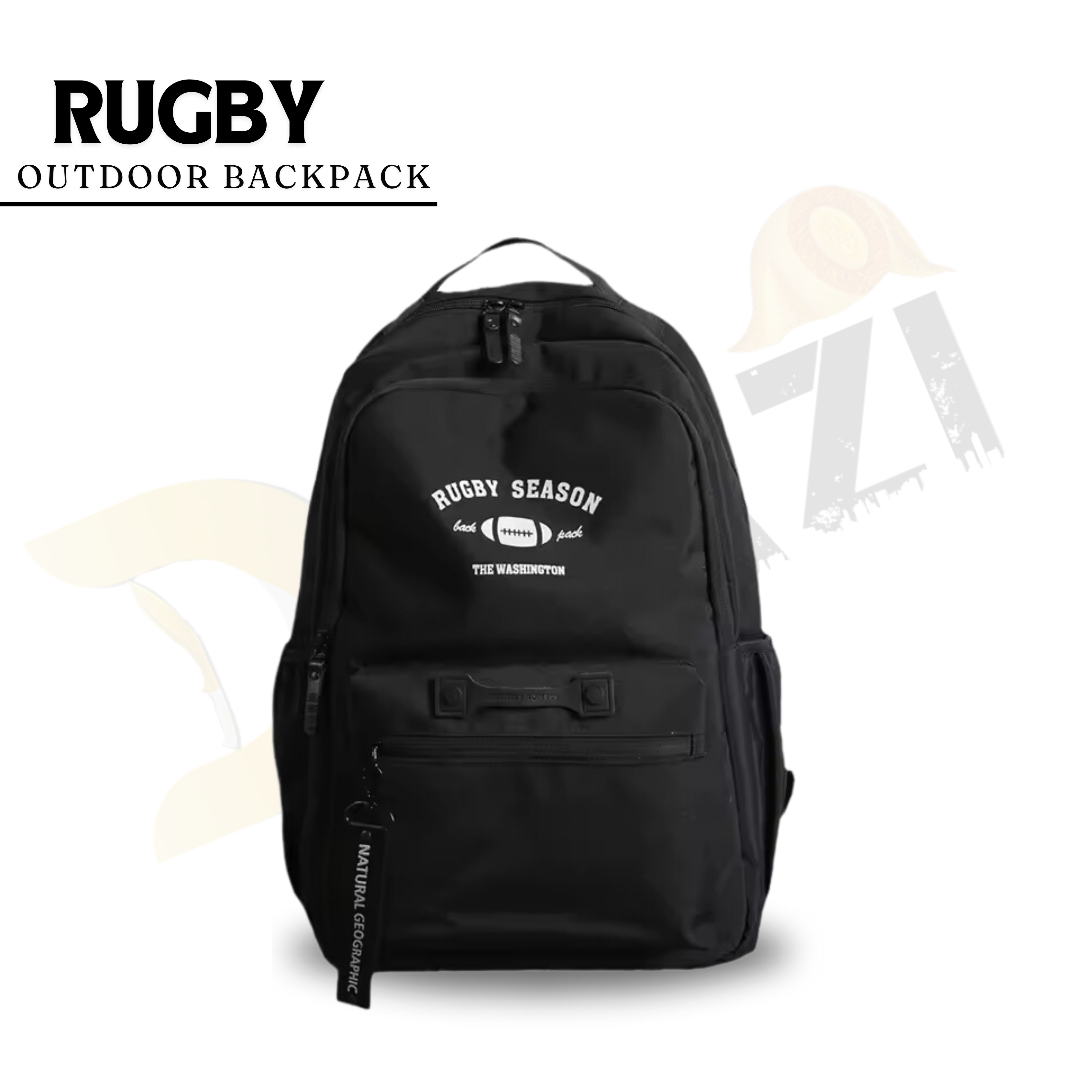 1 RUGBY OUTDOOR BACKPACK - Image 1