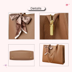 Fashion Faux Leather Tote - Image 7